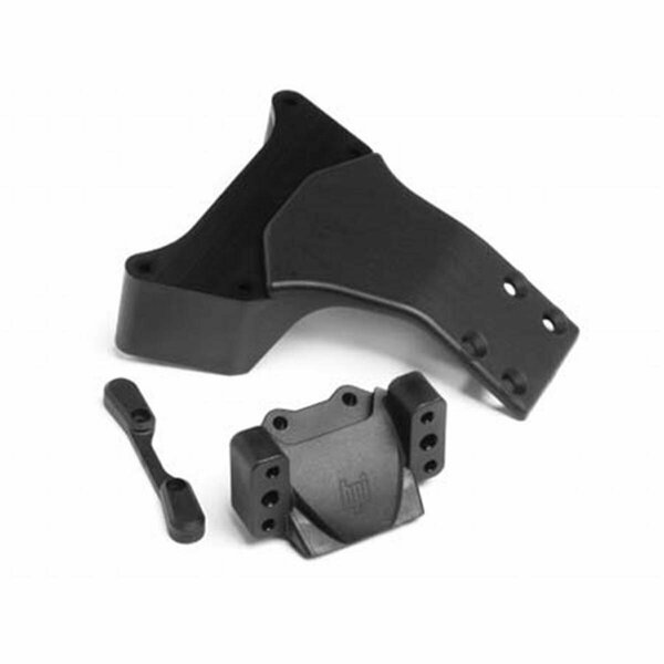 Time2Play Front Bulkhead Set with Firestorm Spare Parts Kit, Black TI2996640